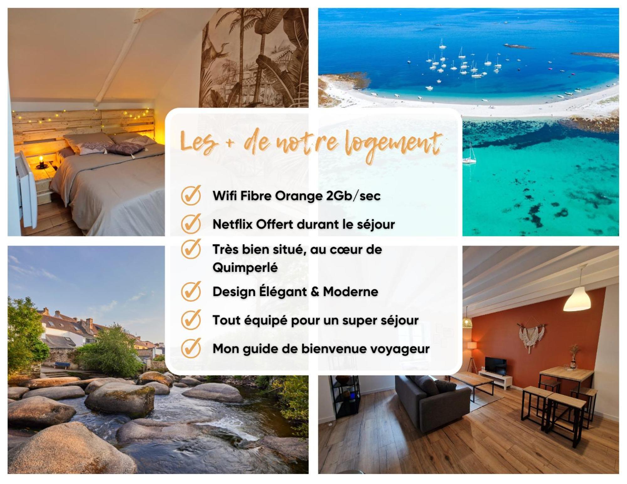 Logement De Caractere En Haute Ville De Quimperlé Εξωτερικό φωτογραφία